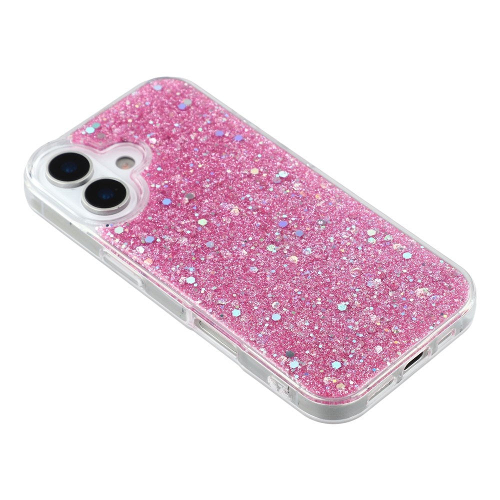 EIDERWOOD iPhone 17 Glitter Deksel - Rosa