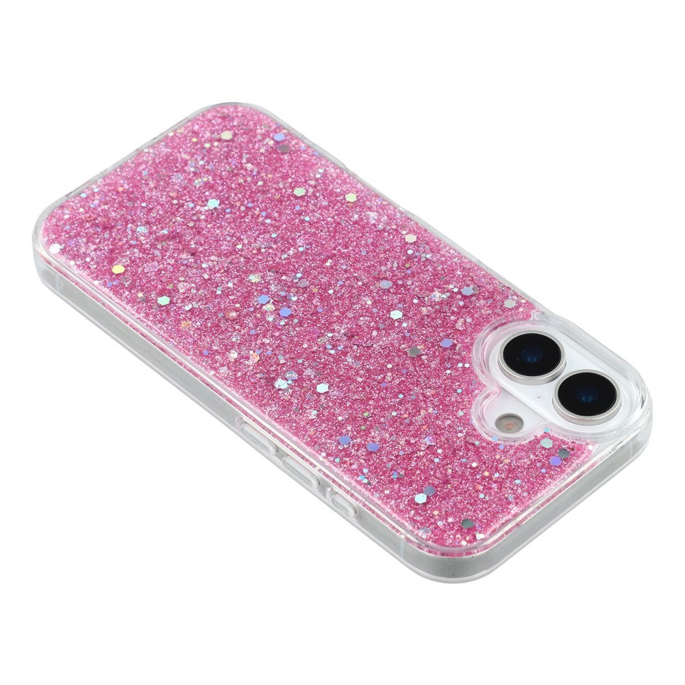 EIDERWOOD iPhone 17 Glitter Deksel - Rosa