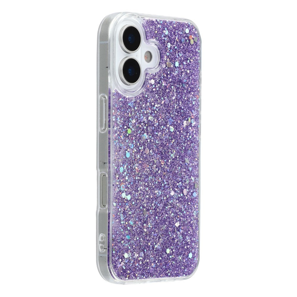 EIDERWOOD iPhone 17 Glitter Deksel - Lilla