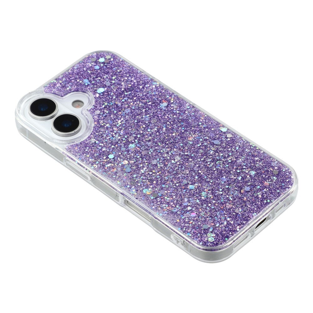 EIDERWOOD iPhone 17 Glitter Deksel - Lilla
