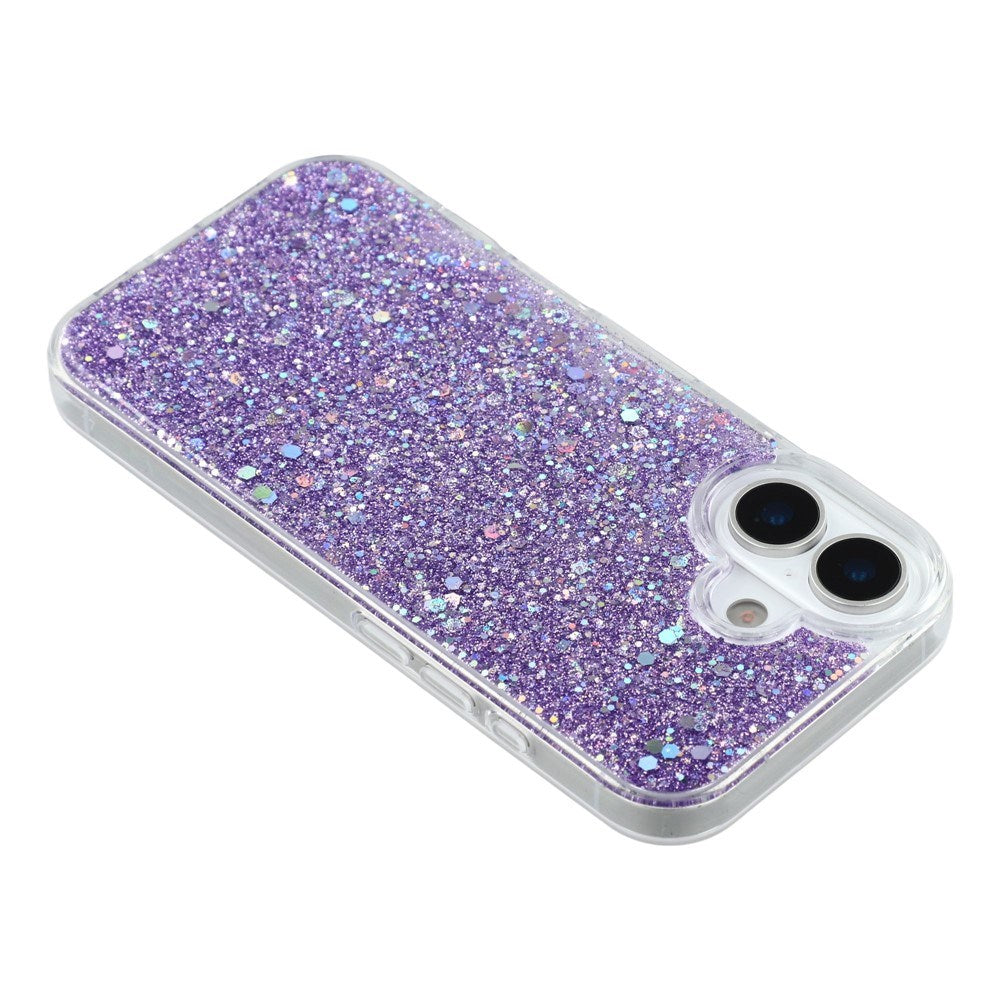 EIDERWOOD iPhone 17 Glitter Deksel - Lilla