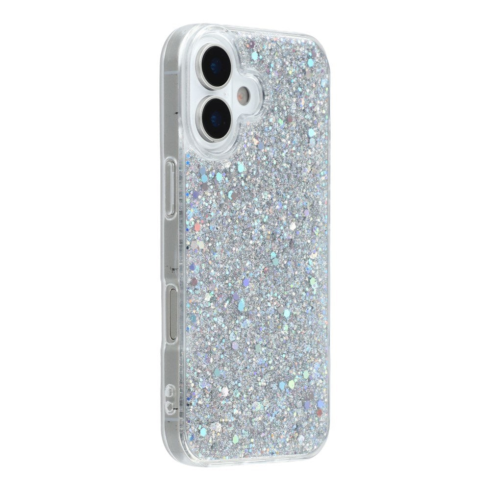 EIDERWOOD iPhone 17 Glitter Deksel - Sølv
