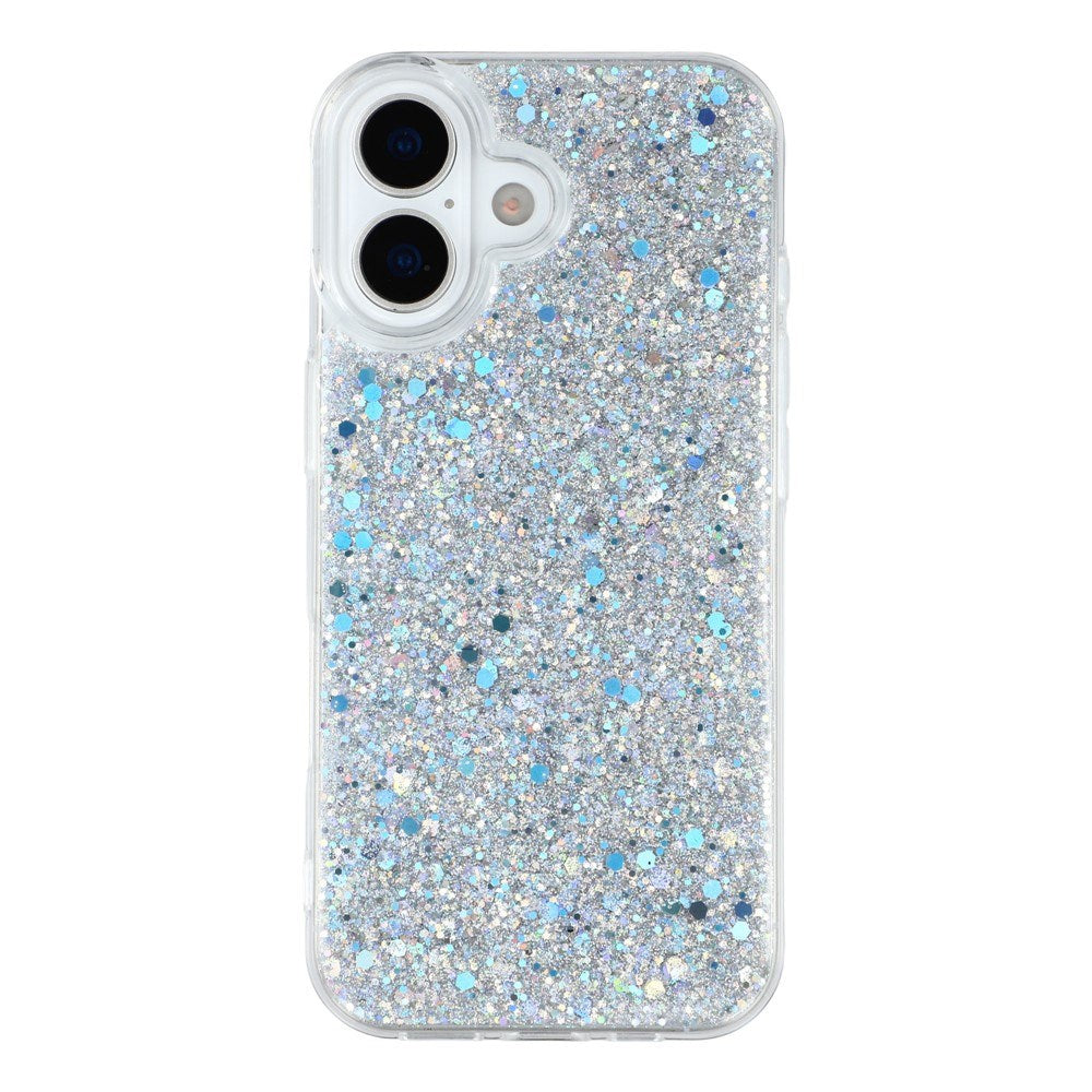 EIDERWOOD iPhone 17 Glitter Deksel - Sølv