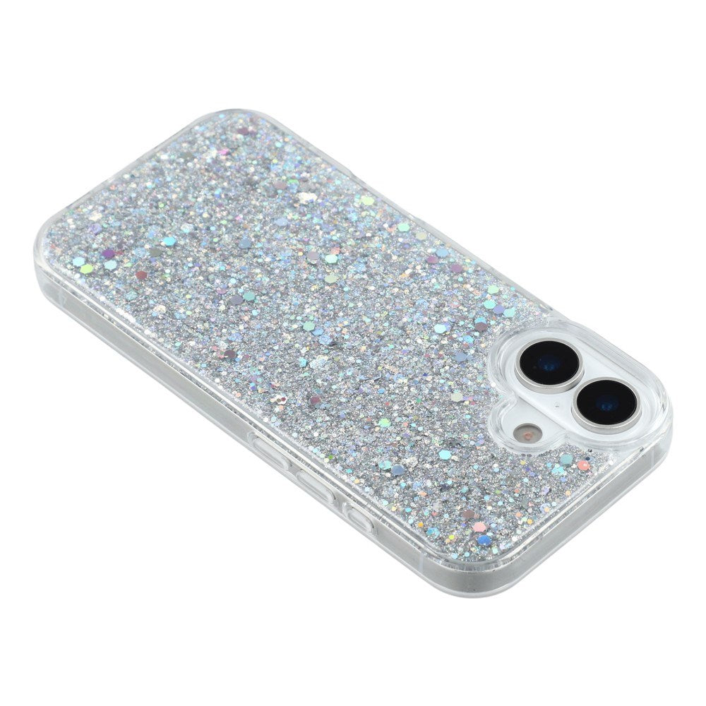 EIDERWOOD iPhone 17 Glitter Deksel - Sølv