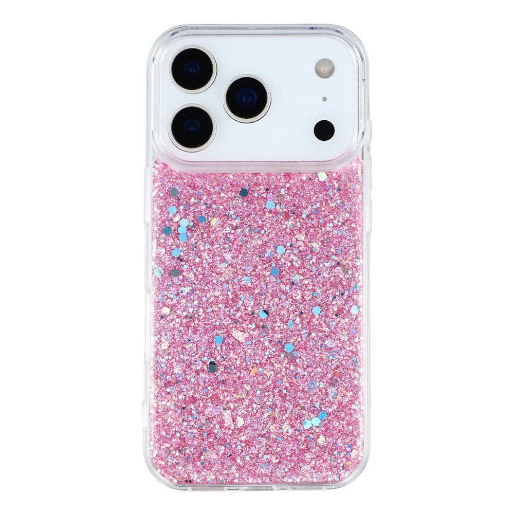 EIDERWOOD iPhone 17 Pro Max Glitter Deksel - Rosa