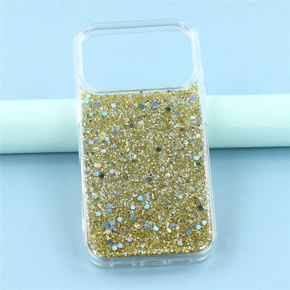 EIDERWOOD iPhone 17 Pro Max Glitter Deksel - Gull