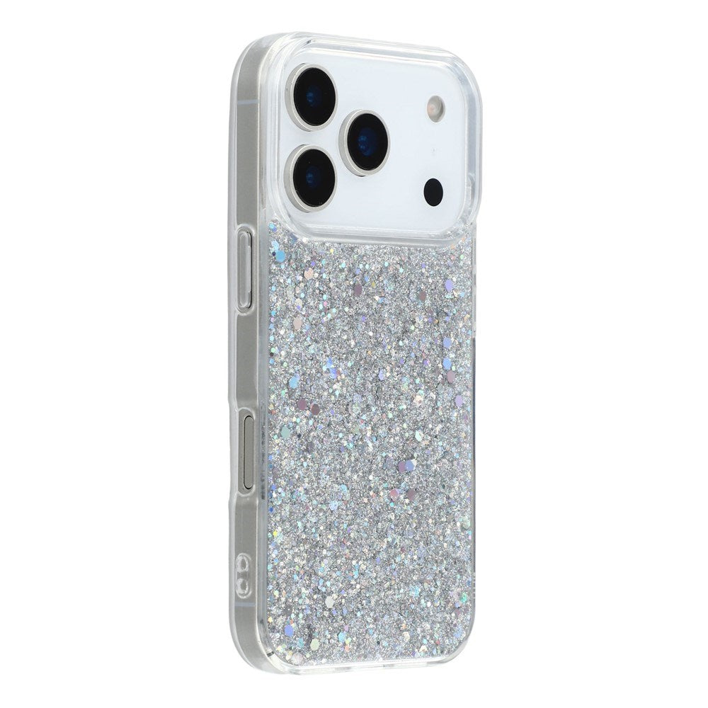 EIDERWOOD iPhone 17 Pro Max Glitter Deksel - Sølv