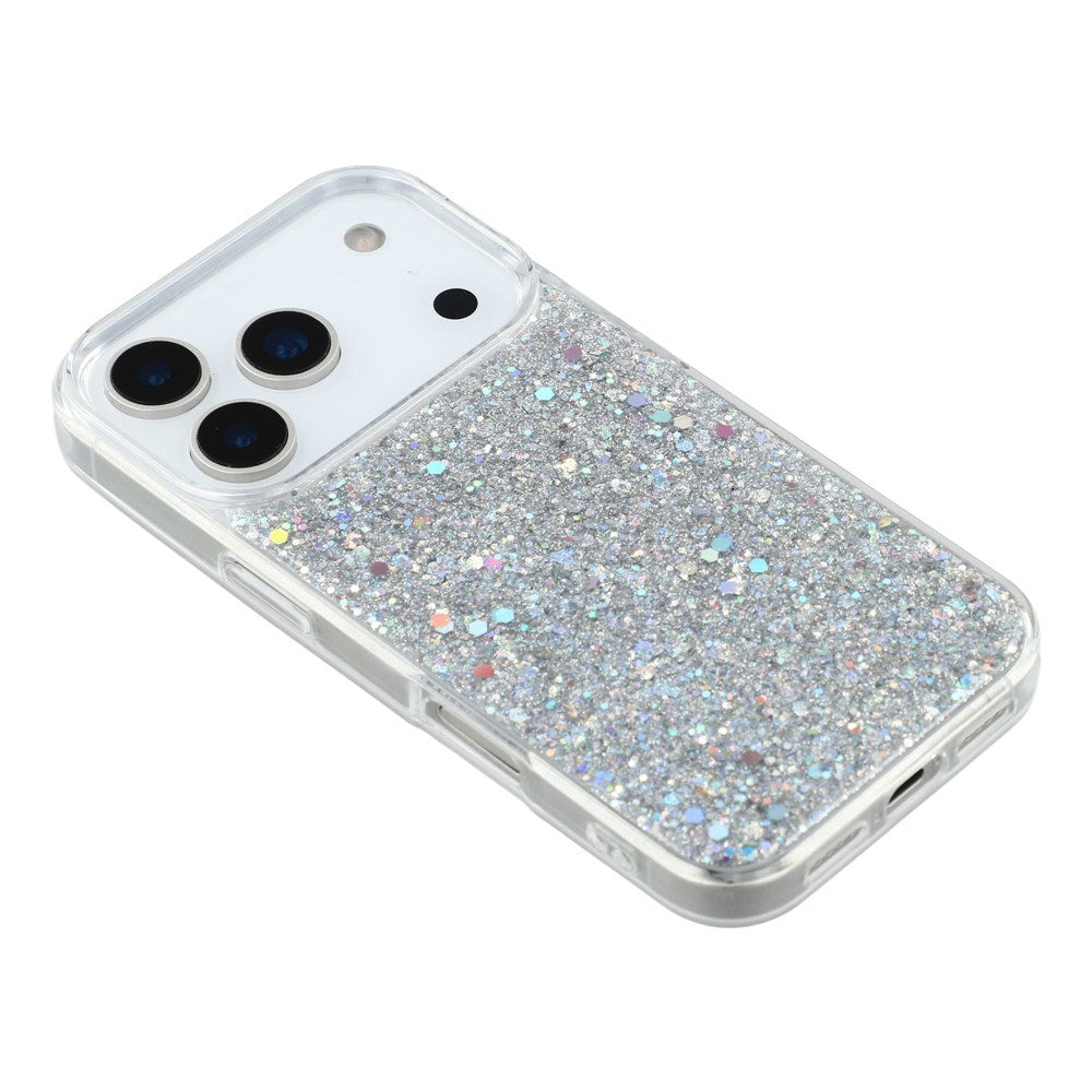 EIDERWOOD iPhone 17 Pro Max Glitter Deksel - Sølv