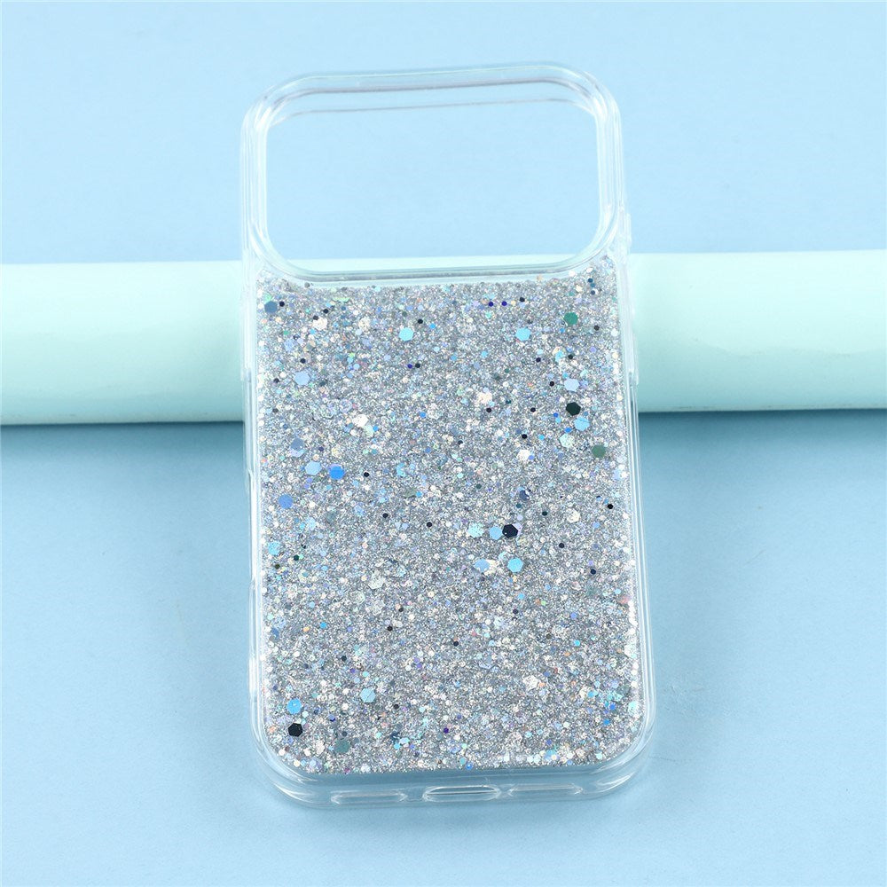 EIDERWOOD iPhone 17 Pro Max Glitter Deksel - Sølv