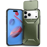 iPhone 18 Pro Max / 17 Pro Max EIDERWOOD Hybrid Plast Deksel m. Cam Slider - Grønn