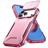 iPhone 18 Pro Max / 17 Pro Max EIDERWOOD Hybrid Plast Deksel m. Cam Slider - Rosa