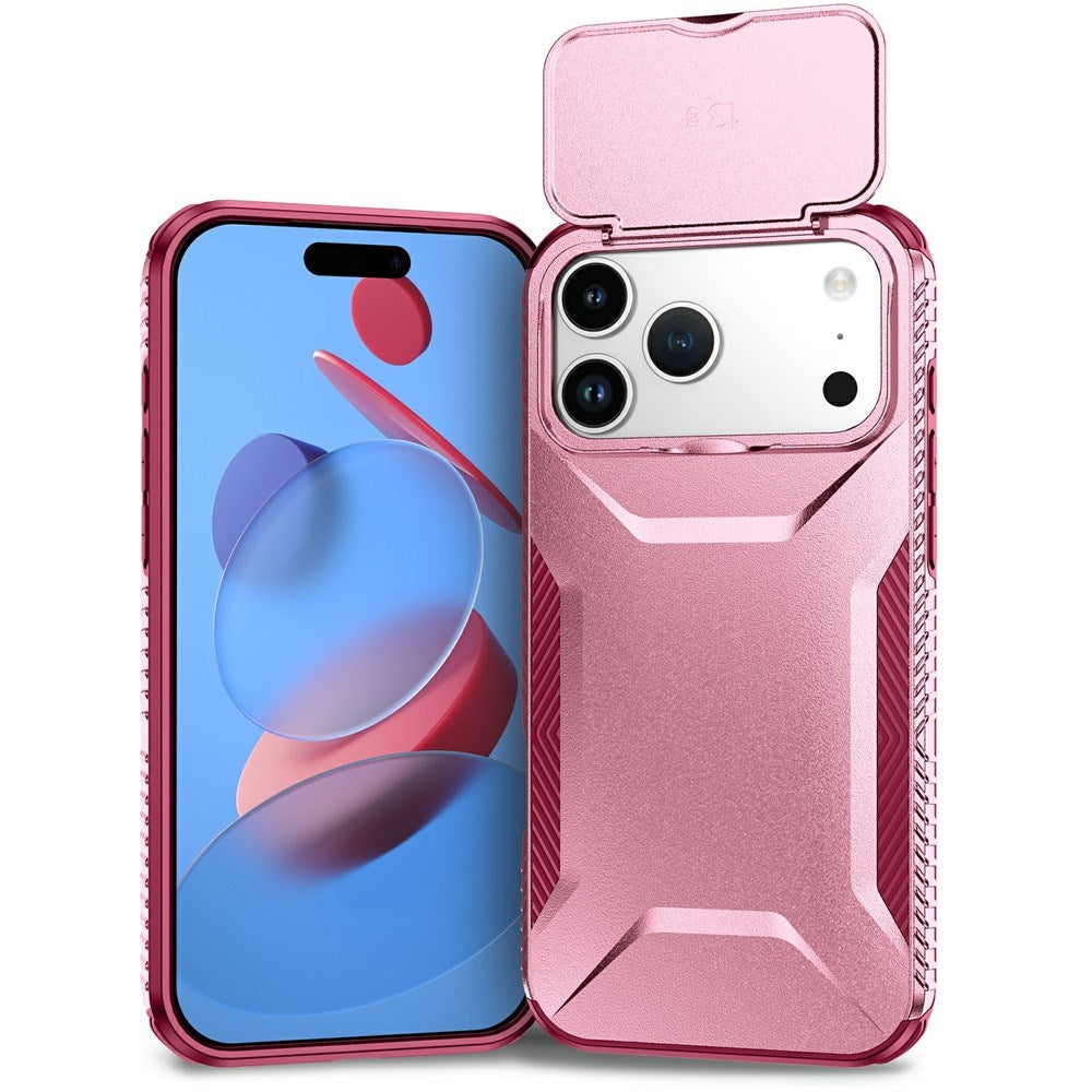 iPhone 18 Pro Max / 17 Pro Max EIDERWOOD Hybrid Plast Deksel m. Cam Slider - Rosa