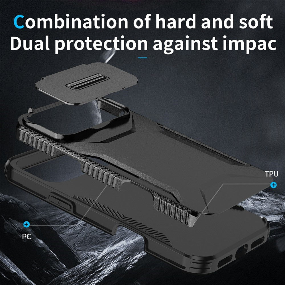 iPhone 18 Pro Max / 17 Pro Max EIDERWOOD Hybrid Plast Deksel m. Cam Slider - Svart