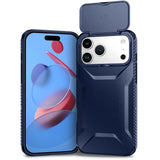 iPhone 18 Pro Max / 17 Pro Max EIDERWOOD Hybrid Plast Deksel m. Cam Slider - Blå