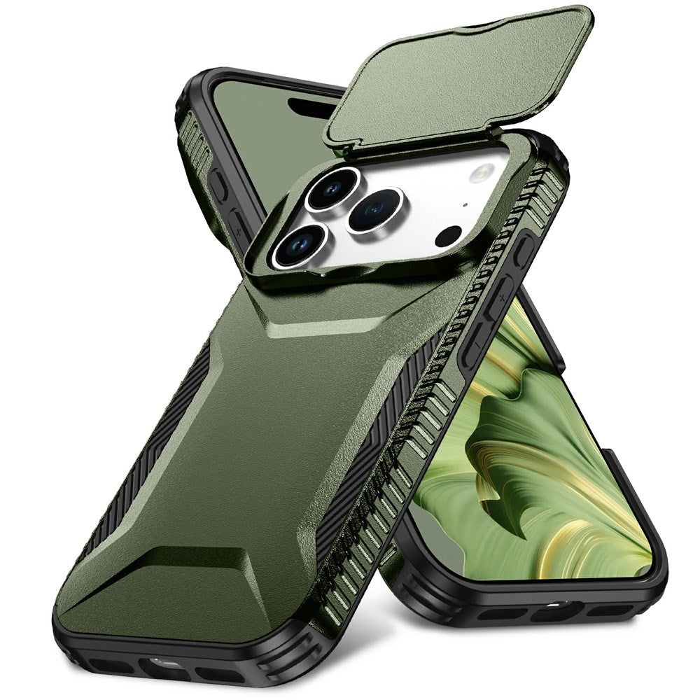 iPhone 18 Pro / 17 Pro EIDERWOOD Hybrid Plast Deksel m. Cam Slider - Grønn