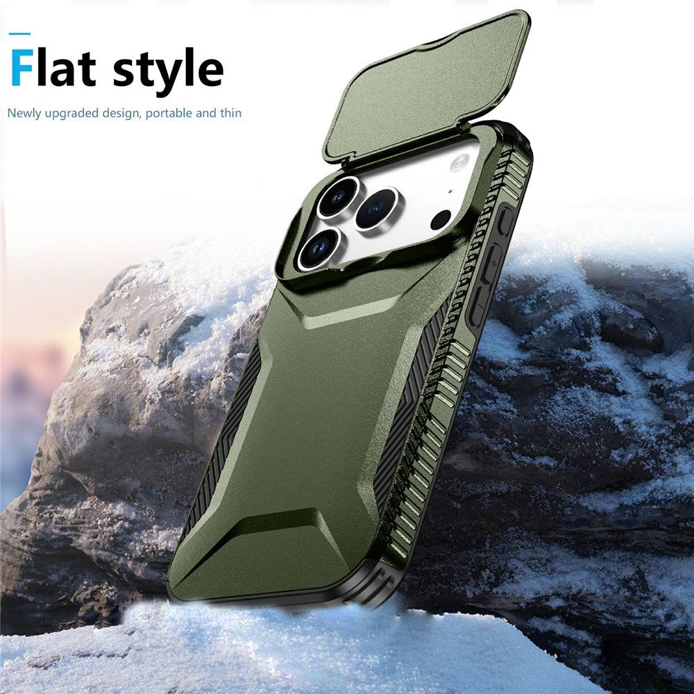 iPhone 18 Pro / 17 Pro EIDERWOOD Hybrid Plast Deksel m. Cam Slider - Grønn