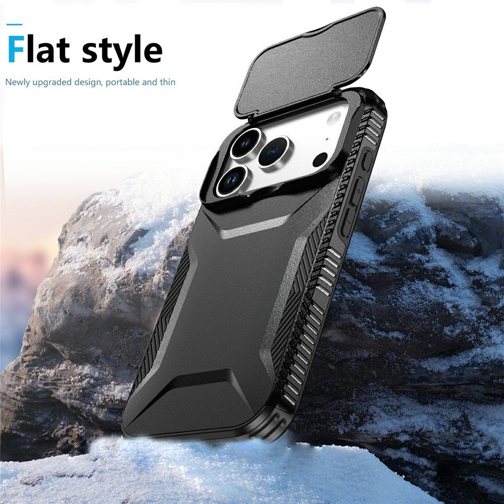 iPhone 18 Pro / 17 Pro EIDERWOOD Hybrid Plast Deksel m. Cam Slider - Svart