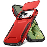 iPhone 18 Pro / 17 Pro EIDERWOOD Hybrid Plast Deksel m. Cam Slider - Rød