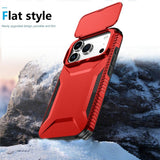 iPhone 18 Pro / 17 Pro EIDERWOOD Hybrid Plast Deksel m. Cam Slider - Rød