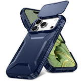 iPhone 18 Pro / 17 Pro EIDERWOOD Hybrid Plast Deksel m. Cam Slider - Blå