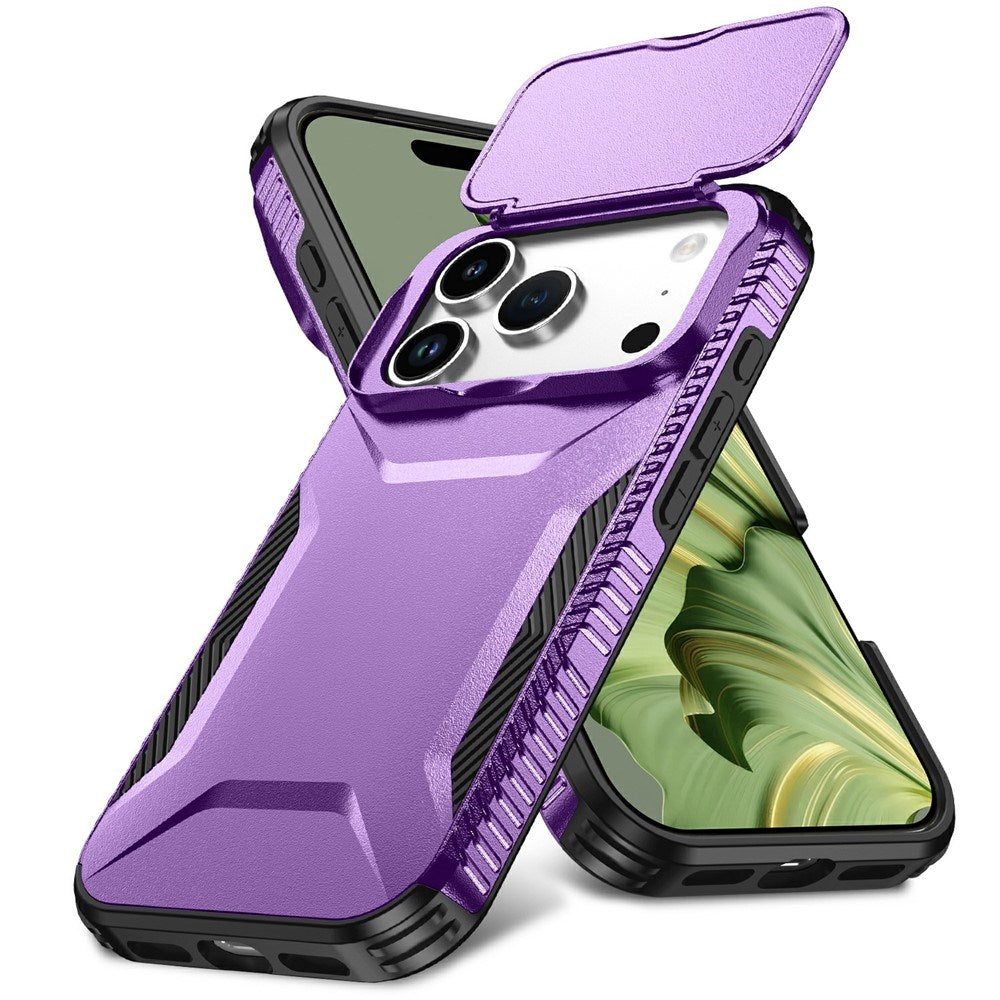 iPhone 18 Pro / 17 Pro EIDERWOOD Hybrid Plast Deksel m. Cam Slider - Lilla