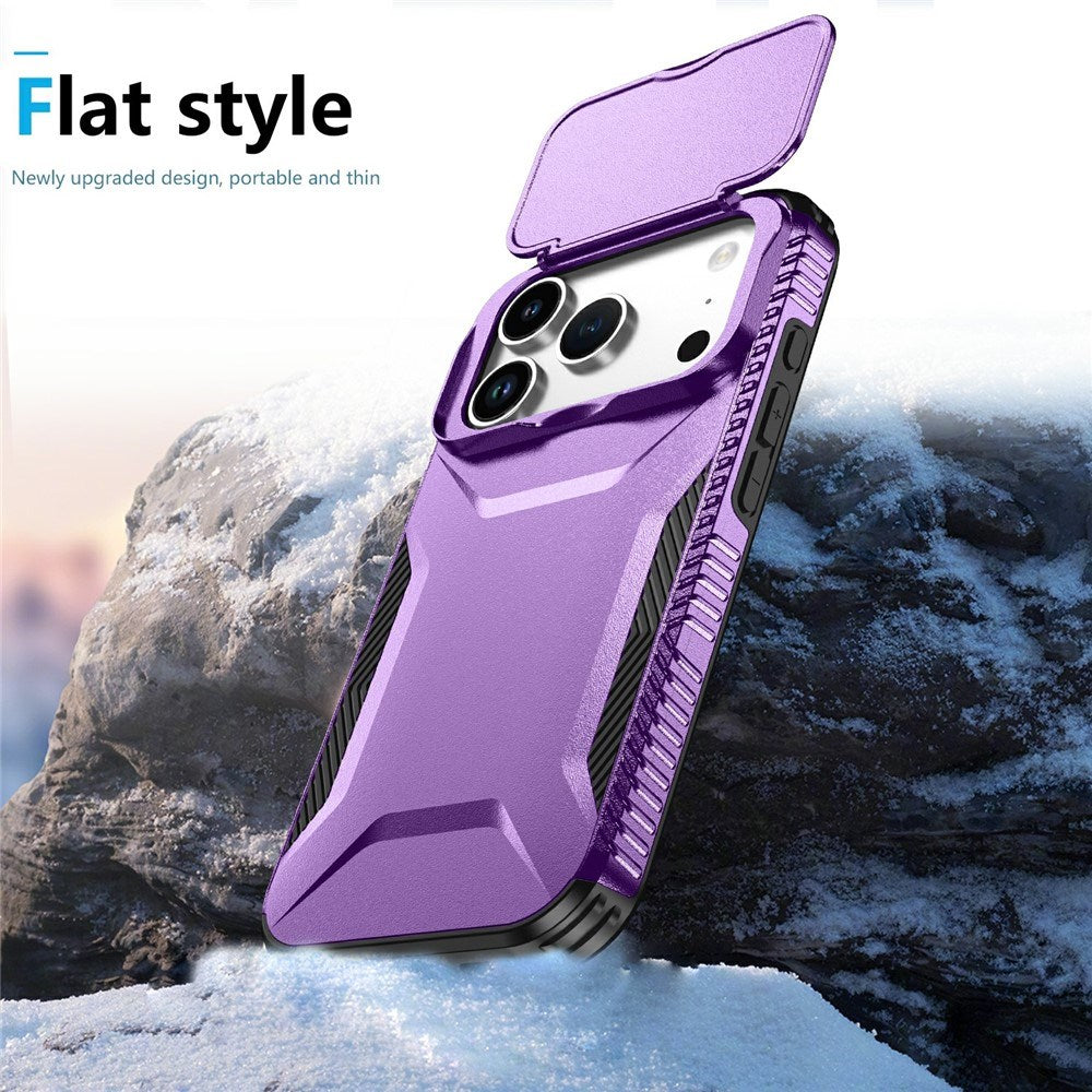 iPhone 18 Pro / 17 Pro EIDERWOOD Hybrid Plast Deksel m. Cam Slider - Lilla