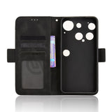 Nothing Phone (3) EIDERWOOD Kunstlær Flip Deksel m. Kortholder - Svart