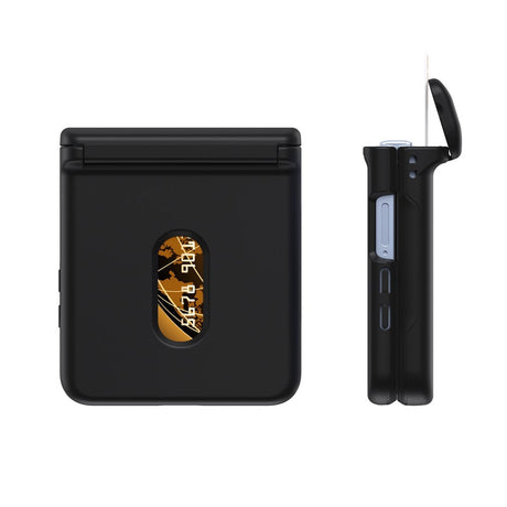 EIDERWOOD Samsung Galaxy Z Flip7 Hard Plast Deksel m. Kortholder - Svart