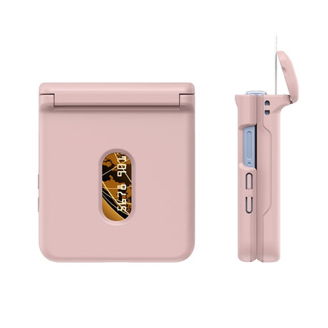 EIDERWOOD Samsung Galaxy Z Flip7 Hard Plast Deksel m. Kortholder - Rosa