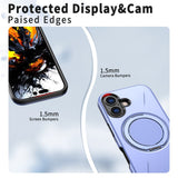 EIDERWOOD iPhone 17 Deksel med Roterende Kickstand – MagSafe Kompatibel – Lilla