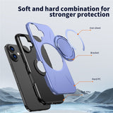 EIDERWOOD iPhone 17 Deksel med Roterende Kickstand – MagSafe Kompatibel – Lilla