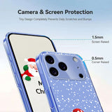 EIDERWOOD iPhone 17 Pro Max Fleksibelt Plast Juledeksel med Motiv - Gjennomsiktig / Snømann