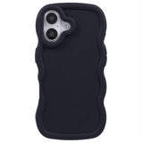 EIDERWOOD iPhone 17 Fleksibelt Plast Wavy Deksel - Svart