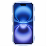 EIDERWOOD iPhone 17 Fleksibelt Plast Wavy Deksel - Lilla