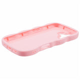EIDERWOOD iPhone 17 Fleksibelt Plast Wavy Deksel - Rosa