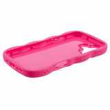 EIDERWOOD iPhone 17 Fleksibelt Plast Wavy Deksel - Pink