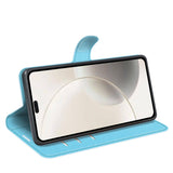 EIDERWOOD Honor 400 Smart Kunstskinn Flip Deksel m. Kortholder & Ståfunksjon - Blå