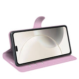 EIDERWOOD Honor 400 Smart Kunstskinn Flip Deksel m. Kortholder & Ståfunksjon - Rosa