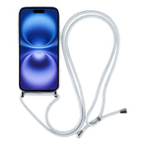 EIDERWOOD iPhone 17 Fleksibelt Plast Deksel med Justerbar Stropp - MagSafe Kompatibel - Gjennomsiktig / Sølv