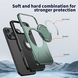 EIDERWOOD iPhone 17 Pro Deksel med Roterende Kickstand – MagSafe Kompatibel – Grønn