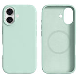 iPhone 16 2-i-1 Silikon & Hard Plast Deksel - MagSafe Kompatibel - Lysgrønn