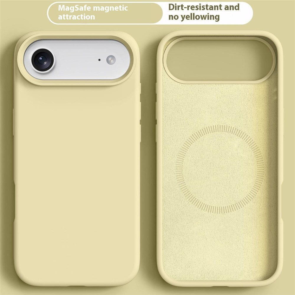 iPhone Air 2-i-1 Silikon- og Hard Plast Deksel – MagSafe-kompatibelt – Gul