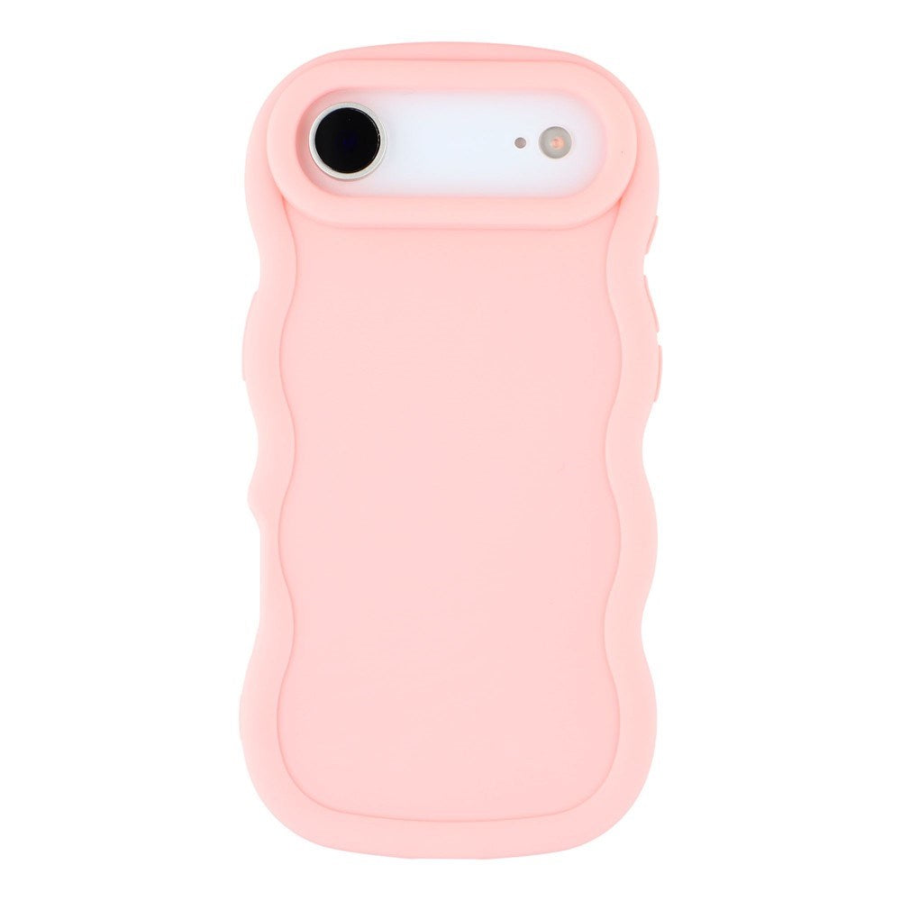 EIDERWOOD iPhone Air Fleksibelt Plast Wavy Deksel - Rosa