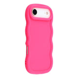 EIDERWOOD iPhone Air Fleksibelt Plast Wavy Deksel - Pink