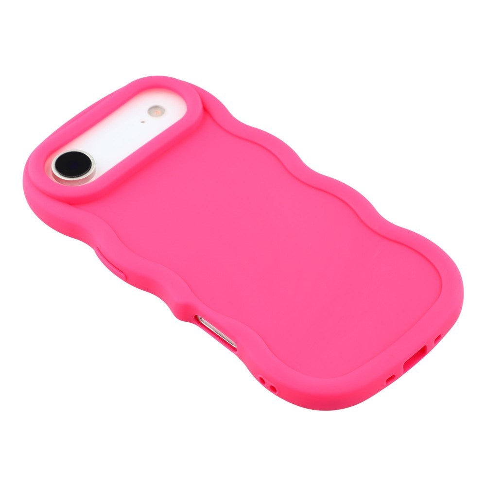 EIDERWOOD iPhone Air Fleksibelt Plast Wavy Deksel - Pink