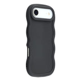 EIDERWOOD iPhone Air Fleksibelt Plast Wavy Deksel - Svart