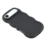 EIDERWOOD iPhone Air Fleksibelt Plast Wavy Deksel - Svart