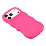 EIDERWOOD iPhone 17 Pro Fleksibelt Plast Wavy Deksel - Pink