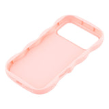 EIDERWOOD iPhone 17 Pro Fleksibelt Plast Wavy Deksel - Rosa