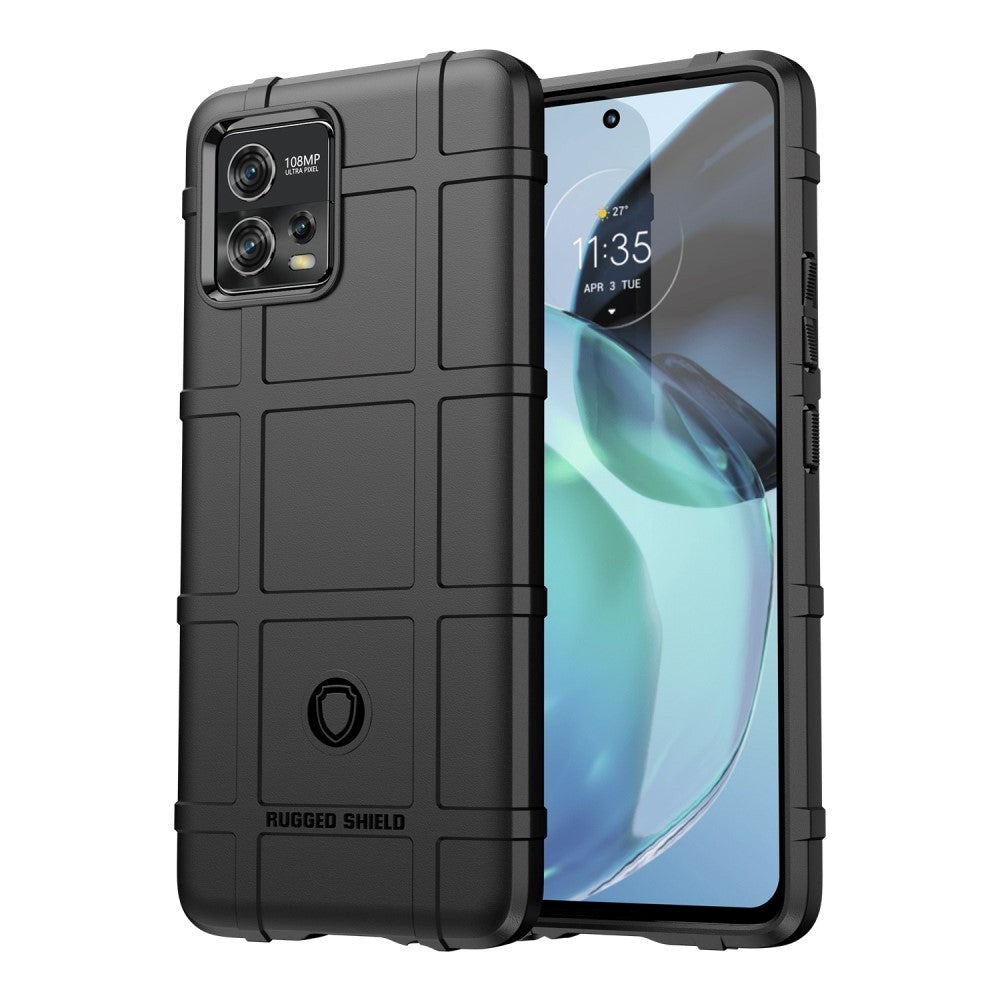 Motorola Moto G72 Rugged Shield Håndverker Deksel - Svart